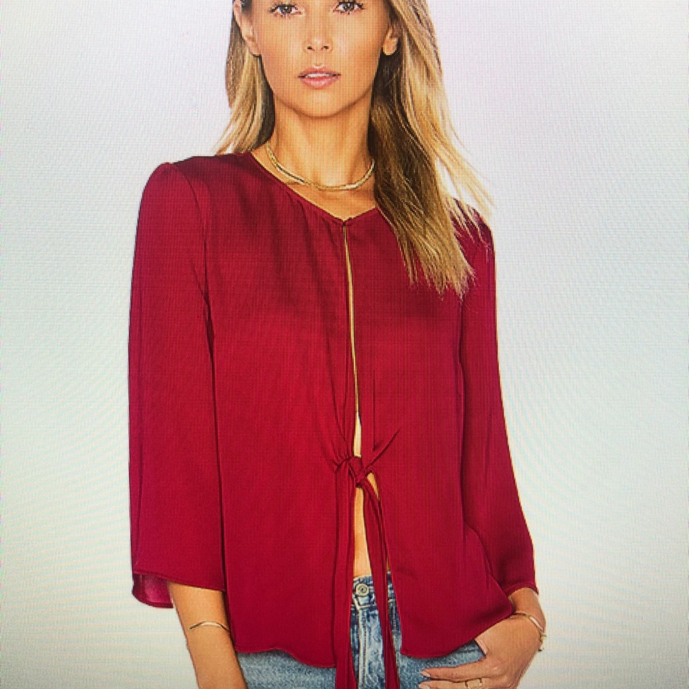L’Academine knot blouse